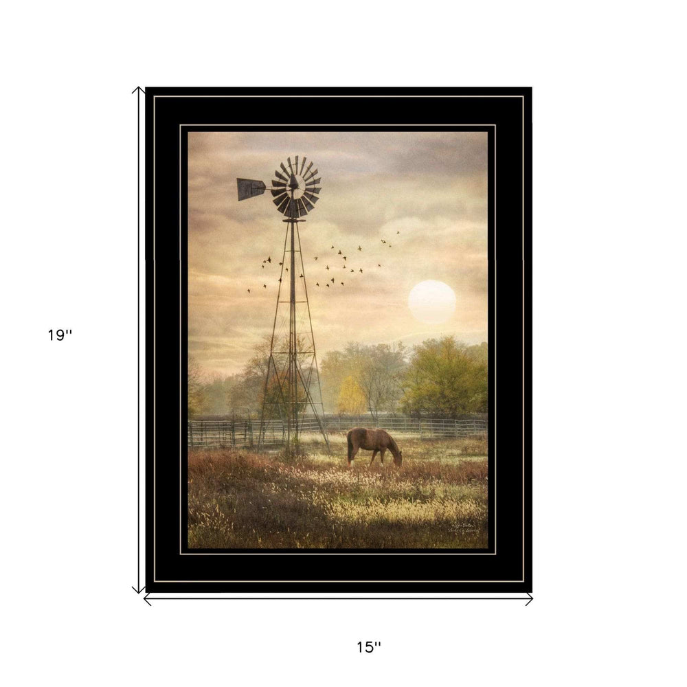 Berks Co Sunrise Black Framed Print Wall Art - Homeroots - Flyclothing LLC