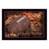 Football A Family Tradition Black Framed Print Wall Art - Homeroots - Flyclothing LLC