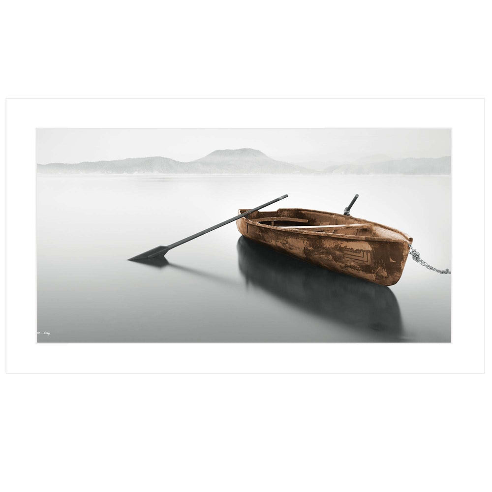 Solitude 1 White Framed Print Wall Art - Homeroots - Flyclothing LLC