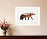 Arctic Red Fox 1 White Framed Print Wall Art - Homeroots - Flyclothing LLC