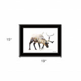 Arctic Reindeer 2 Black Framed Print Wall Art - Homeroots - Flyclothing LLC
