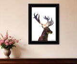 Deer in the Forest 2 Black Framed Print Wall Art - Homeroots - Flyclothing LLC