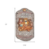 Teddy Bear Indoor Outdoor Resin Welcome Wall Decor - Homeroots - Flyclothing LLC