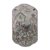 Home Sweet Home Birdbaths Indoor Outdoor Resin Welcome Wall Decor - Homeroots - Flyclothing LLC