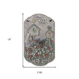 Home Sweet Home Birdbaths Indoor Outdoor Resin Welcome Wall Decor - Homeroots - Flyclothing LLC