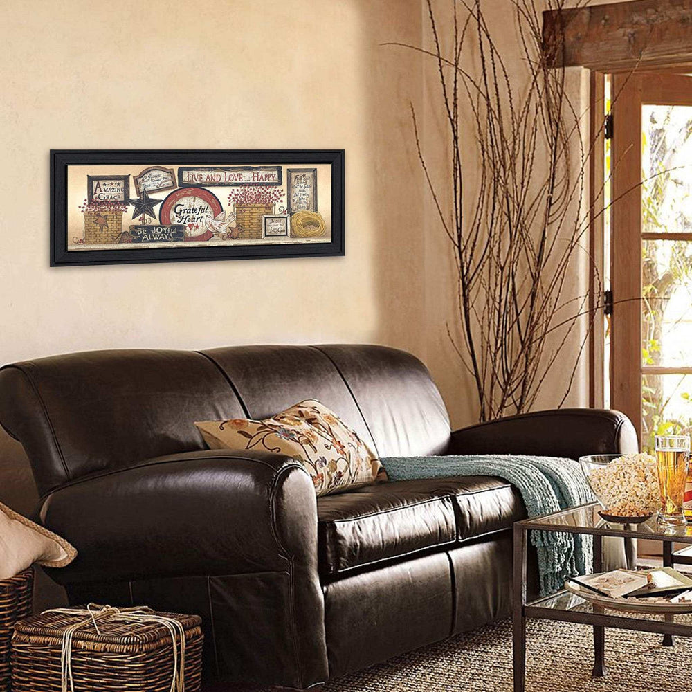 Sign Collector Black Framed Print Wall Art - Homeroots - Flyclothing LLC