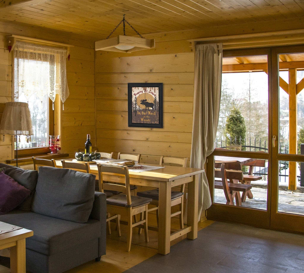 Keeping It Simple Black Framed Print Wall Art - Homeroots - Flyclothing LLC