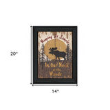 Keeping It Simple Black Framed Print Wall Art - Homeroots - Flyclothing LLC