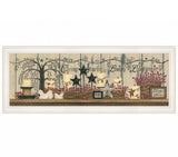 Willow Tree Shelf Collection 1 White Framed Print Wall Art - Homeroots - Flyclothing LLC