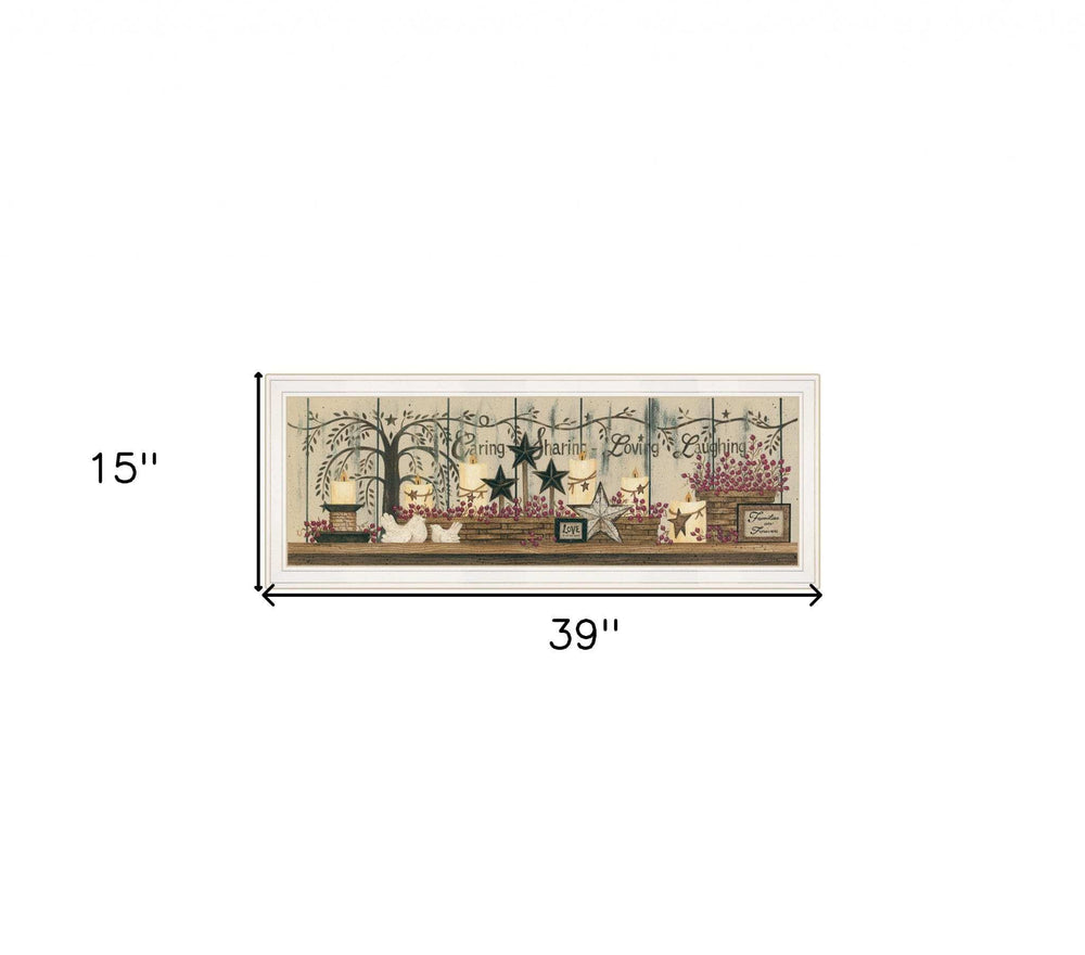 Willow Tree Shelf Collection 1 White Framed Print Wall Art - Homeroots - Flyclothing LLC