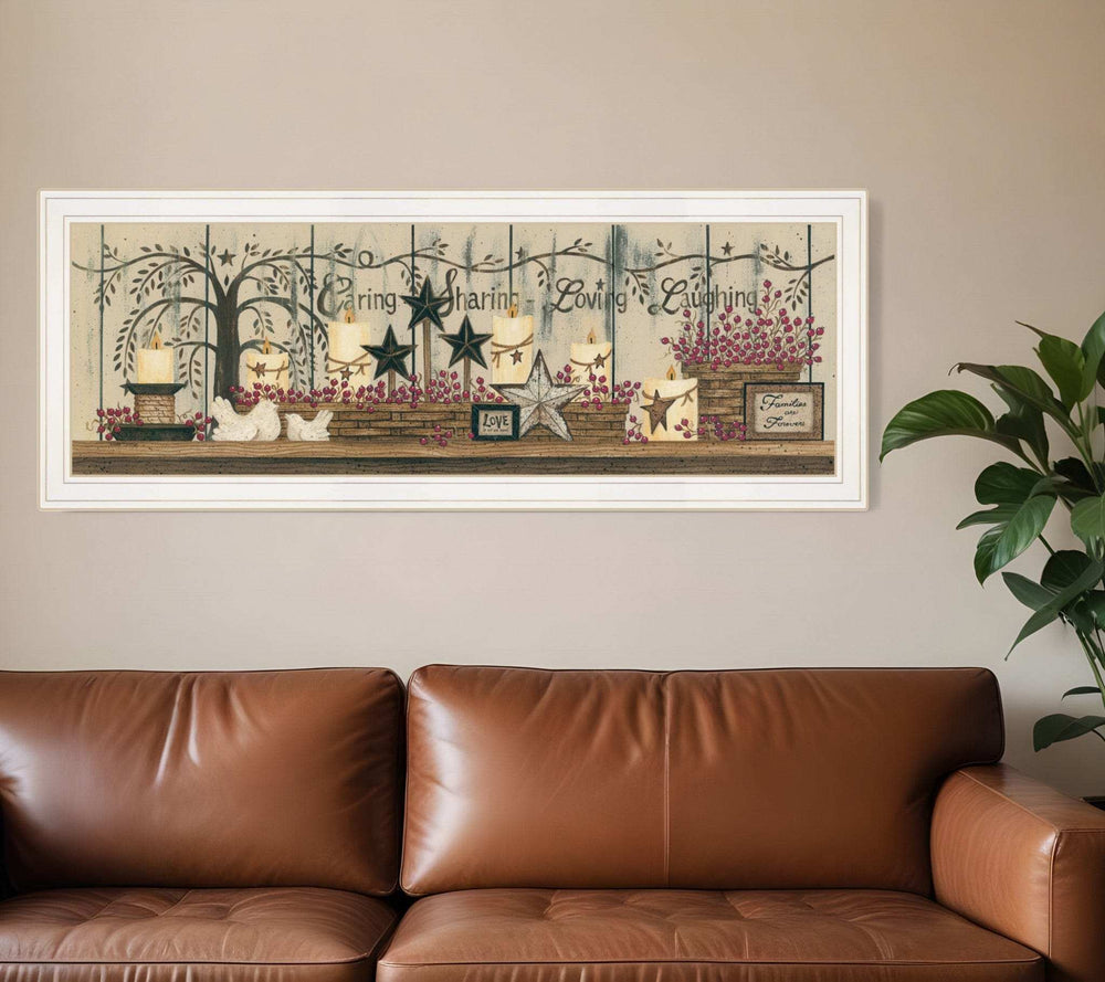 Willow Tree Shelf Collection 1 White Framed Print Wall Art - Homeroots - Flyclothing LLC