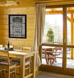 Cabin Rules 6 Black Framed Print Wall Art - Homeroots - Flyclothing LLC