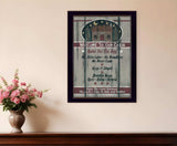 Cabin Rules 6 Black Framed Print Wall Art - Homeroots - Flyclothing LLC