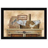 Family Still Life 1 Black Framed Print Wall Art - Homeroots - Flyclothing LLC