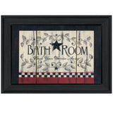 Bathroom 4 Black Framed Print Bathroom Wall Art - Homeroots - Flyclothing LLC