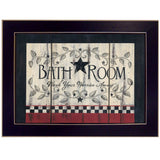Bathroom 5 Black Framed Print Bathroom Wall Art - Homeroots - Flyclothing LLC