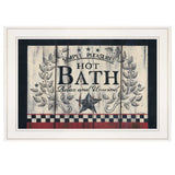 Hot Bath 13 White Framed Print Bathroom Wall Art - Homeroots - Flyclothing LLC