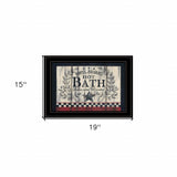 Hot Bath 14 Black Framed Print Bathroom Wall Art - Homeroots - Flyclothing LLC