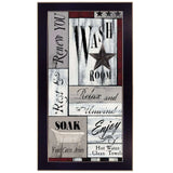 Soak Your Cares Away 2 Black Framed Print Bathroom Wall Art - Homeroots - Flyclothing LLC