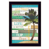 Good Things 1 Black Framed Print Wall Art - Homeroots - Flyclothing LLC