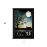 Love You Farm Black Framed Print Wall Art - Homeroots - Flyclothing LLC