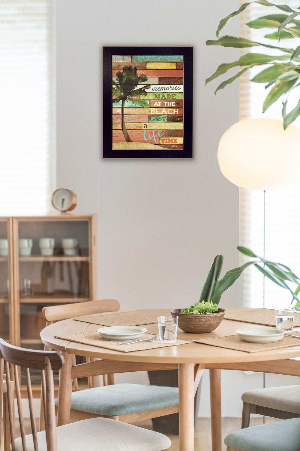 Beach Memories 4 Black Framed Print Wall Art - Homeroots - Flyclothing LLC