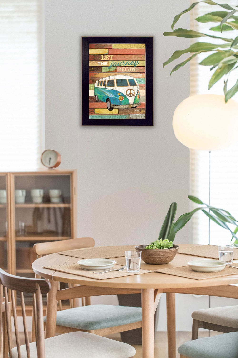 Let the Journey Begin Black Framed Print Wall Art - Homeroots - Flyclothing LLC