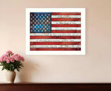 Pledge of Allegiance 4 White Framed Print Wall Art - Homeroots - Flyclothing LLC