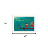 Owl Always Love You 1 White Framed Print Wall Art - Homeroots - Flyclothing LLC