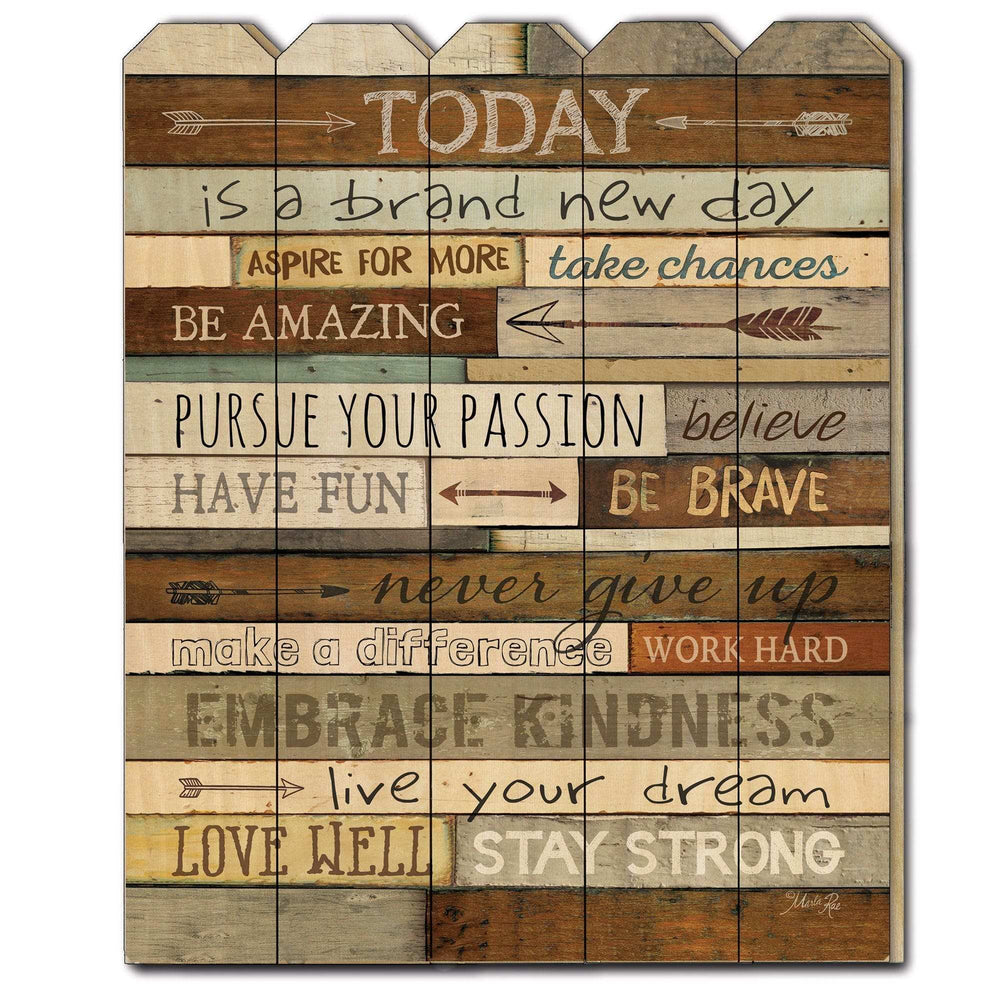 Today is a Brand New Day Unframed Print Wall Art - Homeroots - Flyclothing LLC