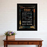 Today Is a Brand New Day 2 Black Framed Print Wall Art - Homeroots - Flyclothing LLC