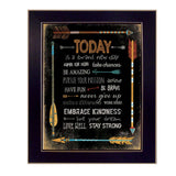 Today is a Brand New Day 3 Black Framed Print Wall Art - Homeroots - Flyclothing LLC