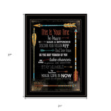 This is Your Time 2 Black Framed Print Wall Art - Homeroots - Flyclothing LLC