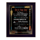 This is Your Time 3 Black Framed Print Wall Art - Homeroots - Flyclothing LLC