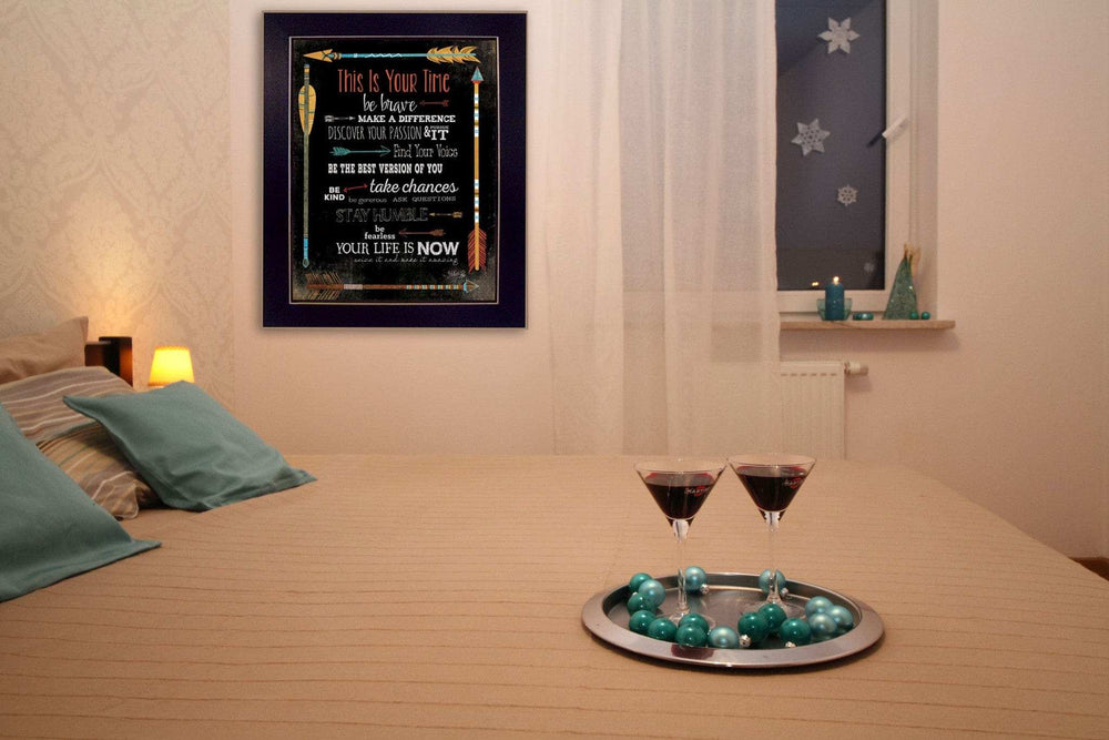 This is Your Time 3 Black Framed Print Wall Art - Homeroots - Flyclothing LLC