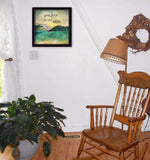 Sunshine and Lake Water 1 Black Framed Print Wall Art - Homeroots - Flyclothing LLC