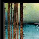 Love You to the Moon and Back 1 Black Framed Print Wall Art - Homeroots - Flyclothing LLC