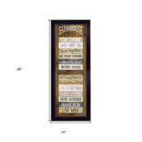 Farmhouse Rules 1 Black Framed Print Wall Art - Homeroots - Flyclothing LLC