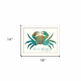 Dont be a Crabby Pants White Framed Print Wall Art - Homeroots - Flyclothing LLC