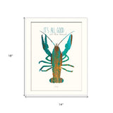 Its All Good at the Beach White Framed Print Wall Art - Homeroots - Flyclothing LLC