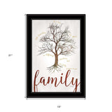 Family Tree 2 Black Framed Print Wall Art - Homeroots - Flyclothing LLC