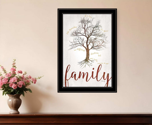 Family Tree 2 Black Framed Print Wall Art - Homeroots - Flyclothing LLC