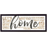 Home 5 Black Framed Print Wall Art - Homeroots - Flyclothing LLC