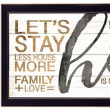 Home 5 Black Framed Print Wall Art - Homeroots - Flyclothing LLC