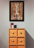 Family Roots 2 Black Framed Print Wall Art - Homeroots - Flyclothing LLC