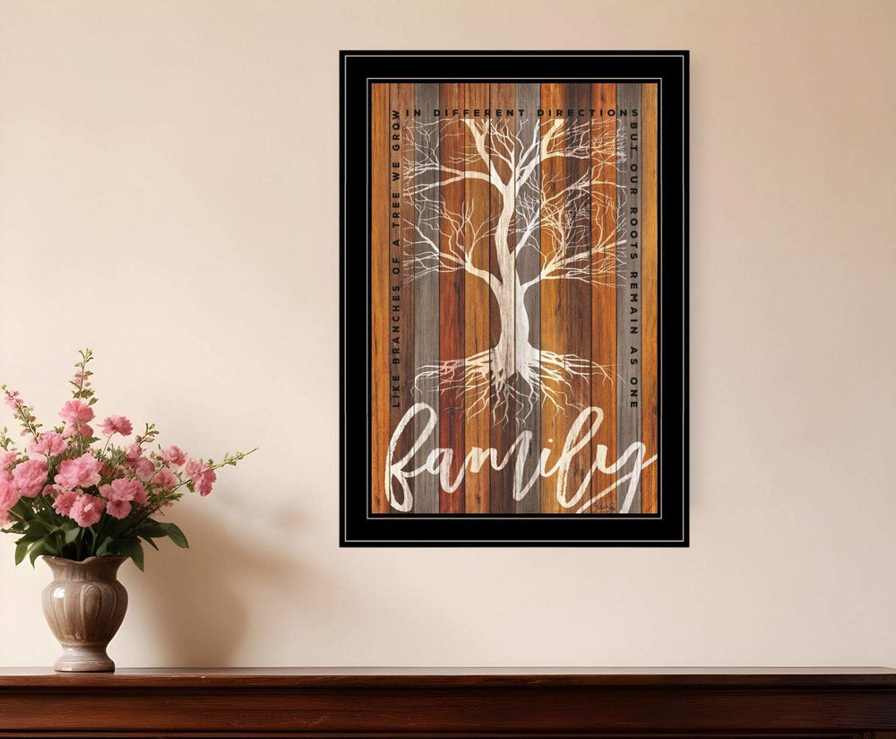 Family Roots 2 Black Framed Print Wall Art - Homeroots - Flyclothing LLC