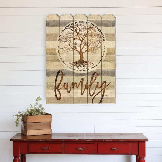 Circle of Strength Unframed Print Wall Art - Homeroots - Flyclothing LLC