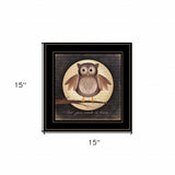 Owl You Need is Love 2 Black Framed Print Wall Art - Homeroots - Flyclothing LLC