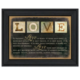 Love 4 Black Framed Print Wall Art - Homeroots - Flyclothing LLC