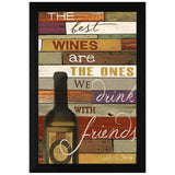 The Best Wine 1 Black Framed Print Wall Art - Homeroots - Flyclothing LLC